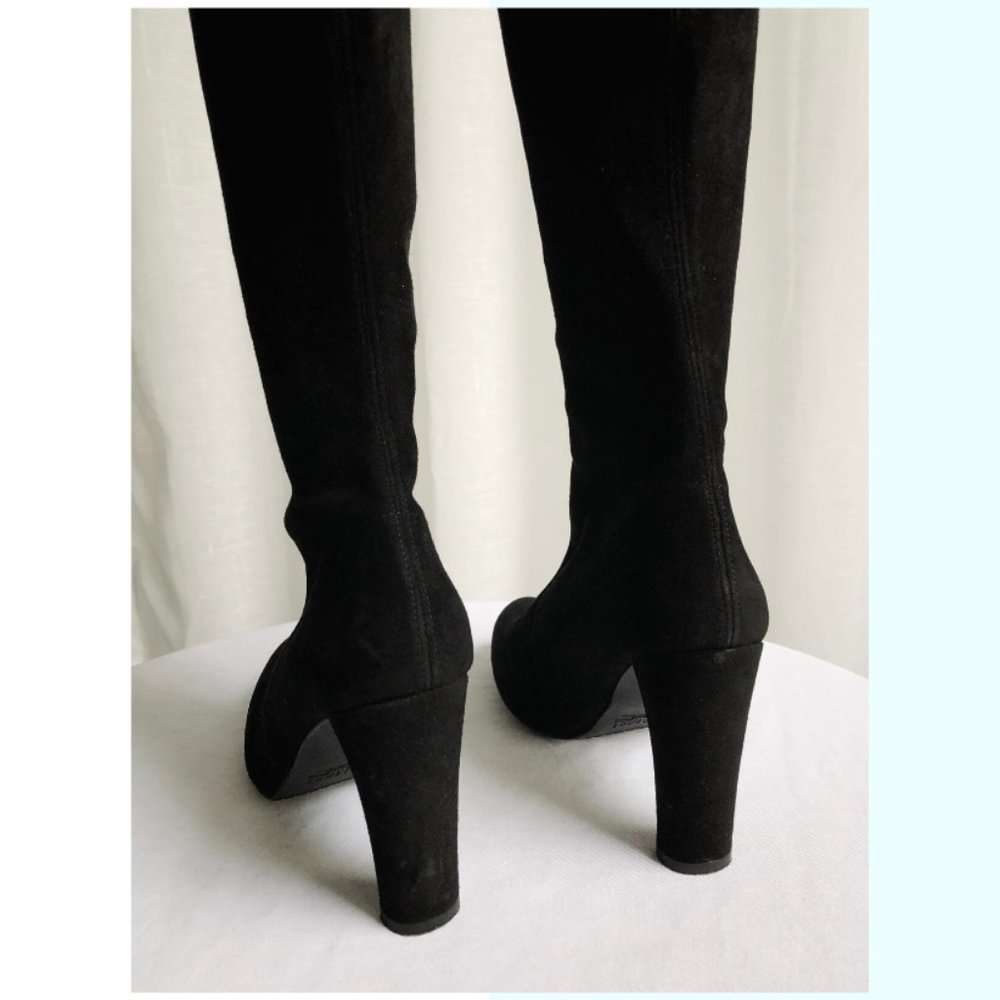 Stuart Weitzman Highland Over The Knee Heel Boots - Picture 8 of 14